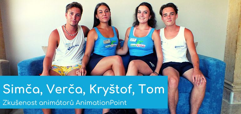 Zkušenost animátorů AnimationPoint - Simča, Verča, Kryštof, Tom - náhledový obrázek web